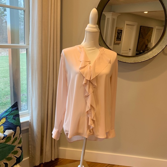 Banana Republic Ruffle Front Blouse - Picture 4 of 4